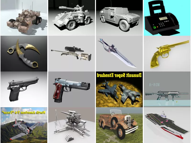 Top 18 Military 3D Models Resources Newest 2022