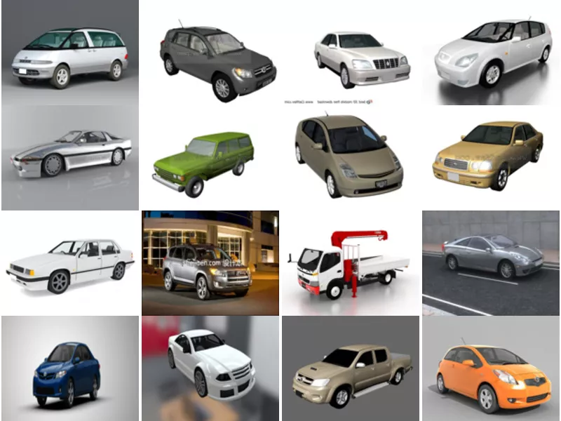 Top 18 Toyota 3D Models for Rendering Newest 2022