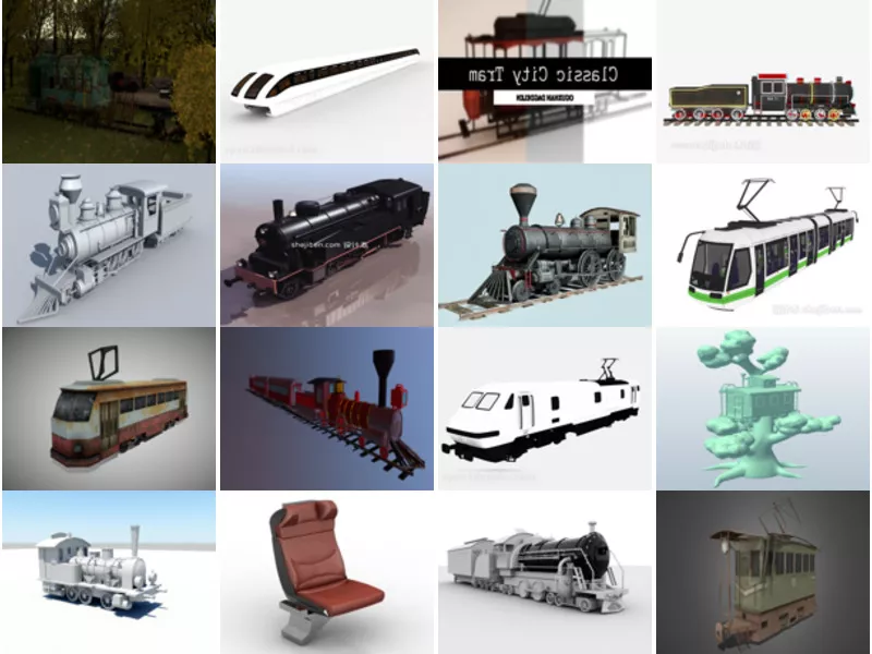 Top 18 Train 3D Models Resources Latest 2022