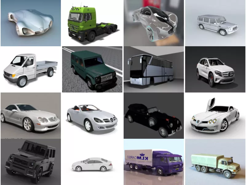 Top 18 Benz 3D Models for Design Most Popular 2022