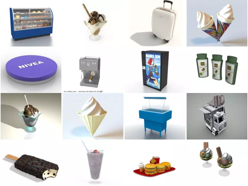 Top 18 Cream 3D Models Stuff Most Popular 2022