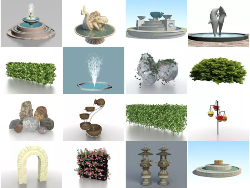 Top 18 Garden Ornaments 3D Models Stuff Most Popular 2022