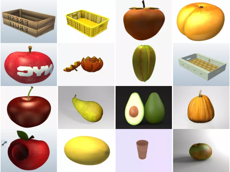 Top 18 Obj Fruit 3D Models Resources Most Recent 2022