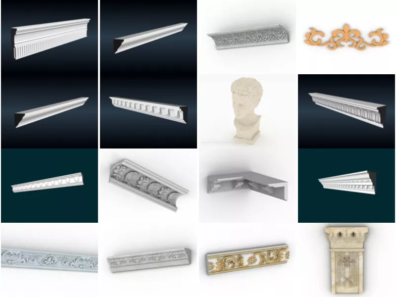 Top 18 Plaster 3D Models for Design Most Popular 2022