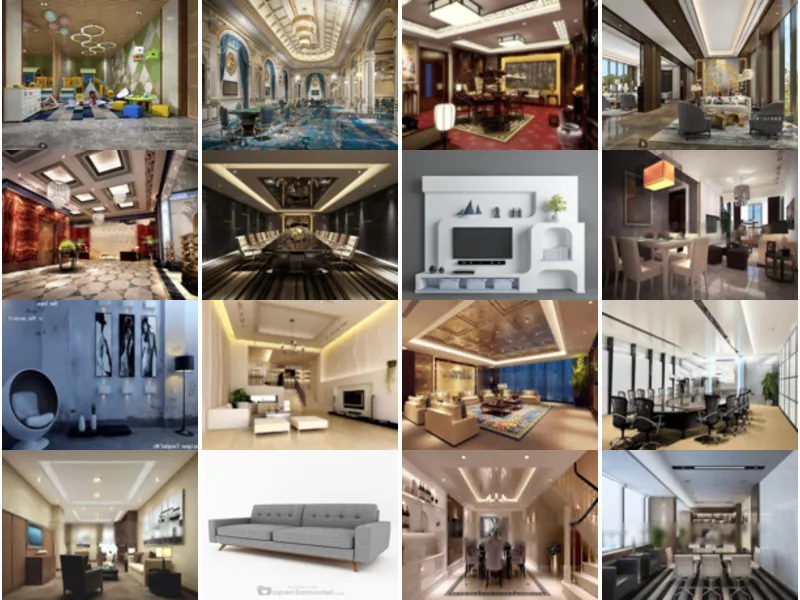 Top 18 Room 3D Models for Design Most Viewed 2022