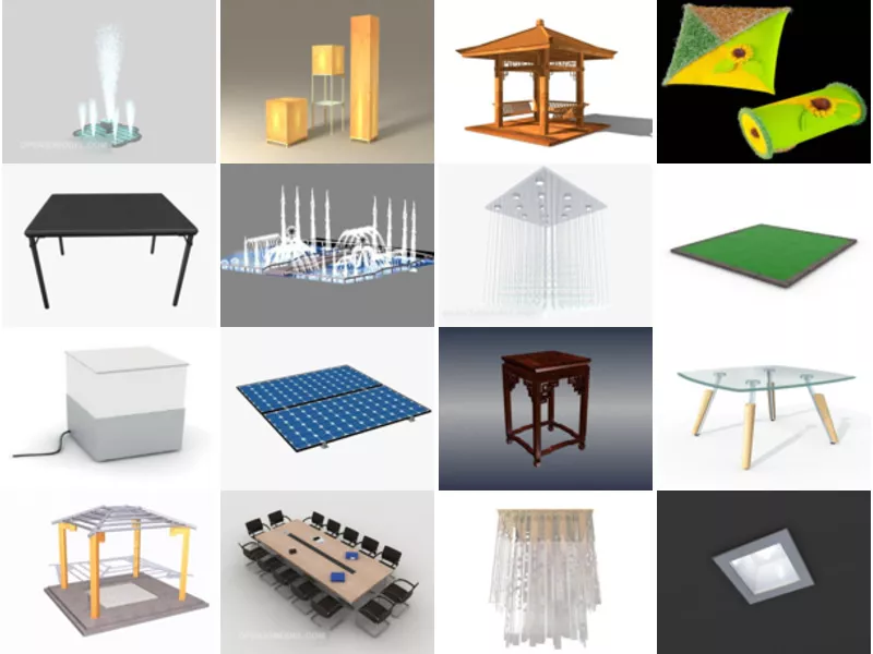Top 18 Square 3D Models Most Viewed 2022