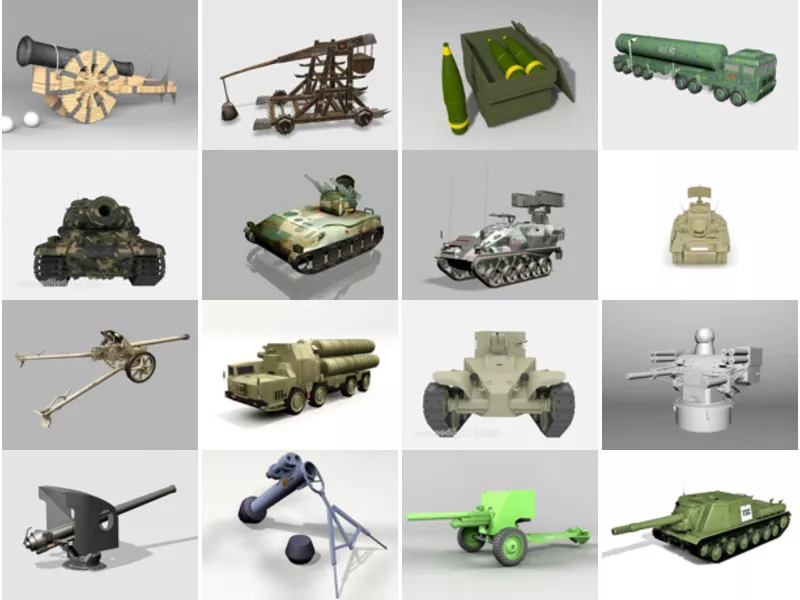 Top 19 3ds Max Artillery 3D Models Newest 2022