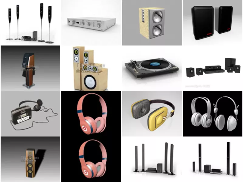 Top 19 3ds Max Audio 3D Models for Free Latest 2022
