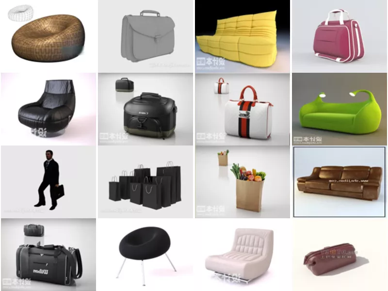 Top 19 3ds Max Bag 3D Models Most Recent 2022