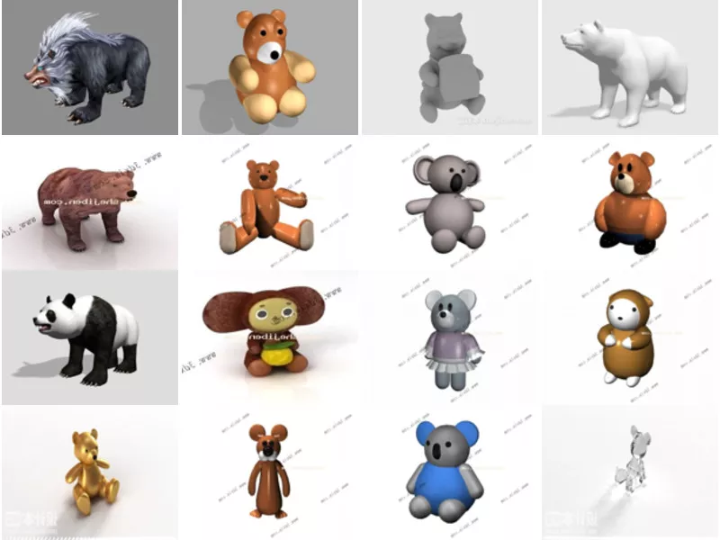 Top 19 3ds Max Bear 3D Models Stuff Newest 2022
