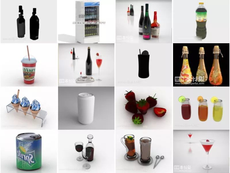 Top 19 3ds Max Beverage 3D Models Latest 2022