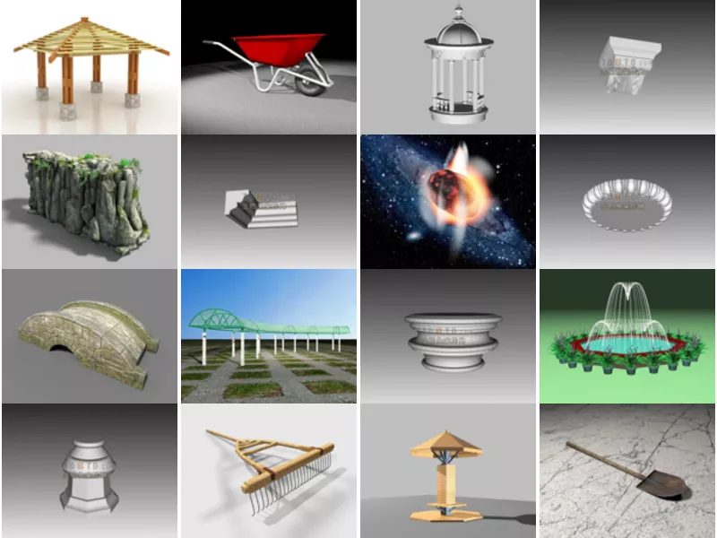 Top 19 3ds Max Component 3D Models for Design Latest 2022