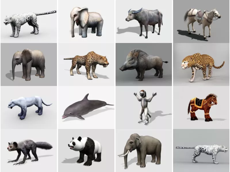 Top 19 3ds Max Mammal 3D Models for Free Latest 2022