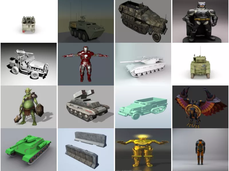 Top 19 Armored 3D Models Newest 2022