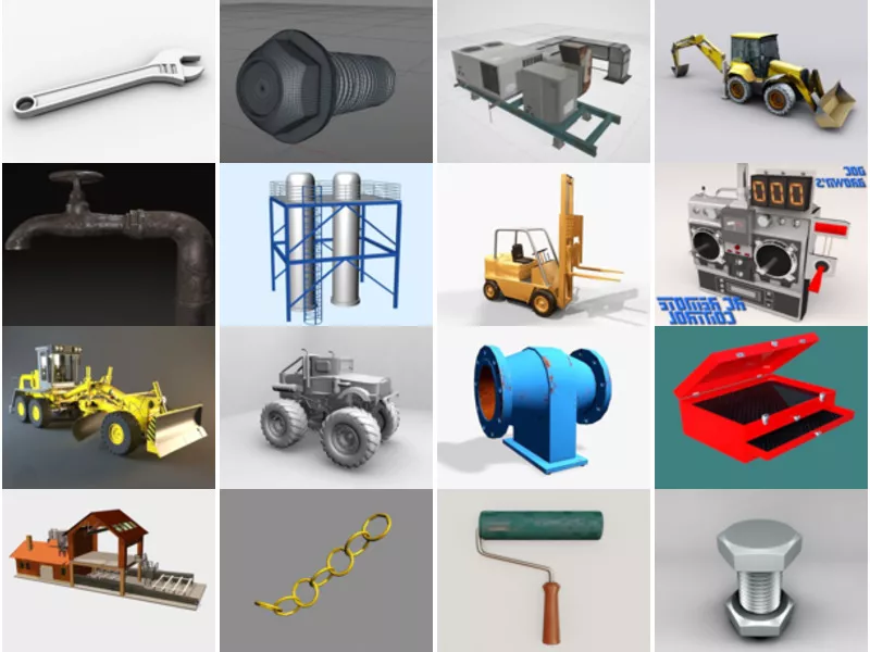 Top 19 Industrial 3D Models Stuff Most Recent 2022