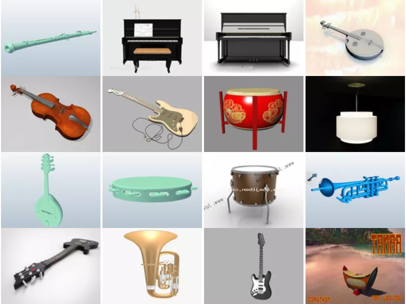 Top 19 Instrument 3D Models for Rendering Most Recent 2022
