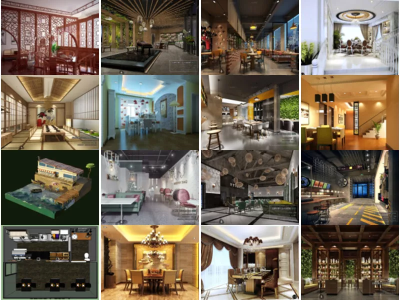 Top 19 Restaurant 3D Models for Design Most Popular 2022