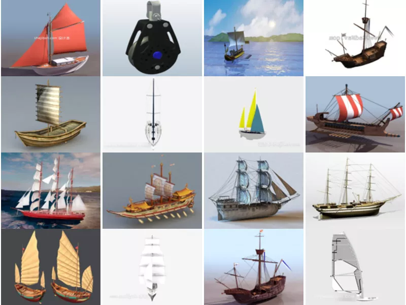 Top 19 Sailing 3D Models Stuff Most Recent 2022