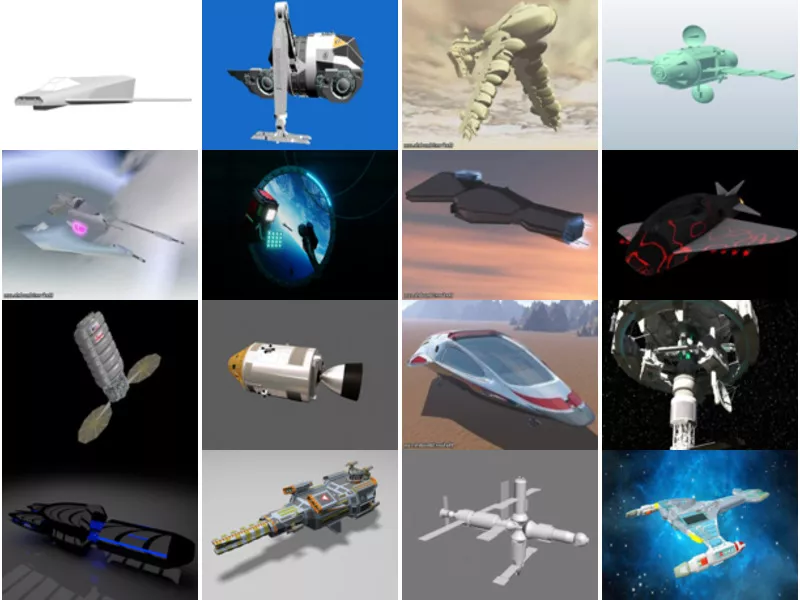 Top 19 Scifi Spaceship  3D Models Latest 2022