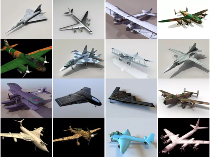 Top 19 Bomber 3D Models for Design Most Popular 2022