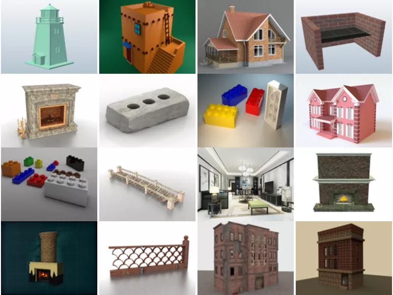Top 19 Brick 3D Models Resources Most Viewed 2022