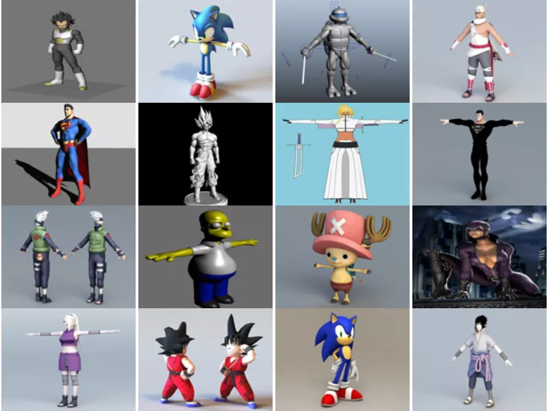 Top 19 Comic 3D Models for Design Most Popular 2022