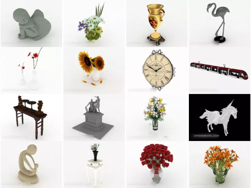 Top 19 Furnishings 3D Models for Rendering Most Popular 2022