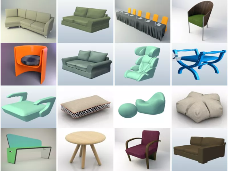 Top 19 Obj Seat 3D Models for Free Latest 2022