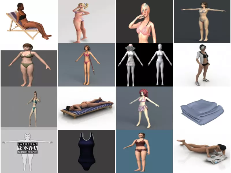 Top 19 Underwear 3D Models for Rendering Most Popular 2022