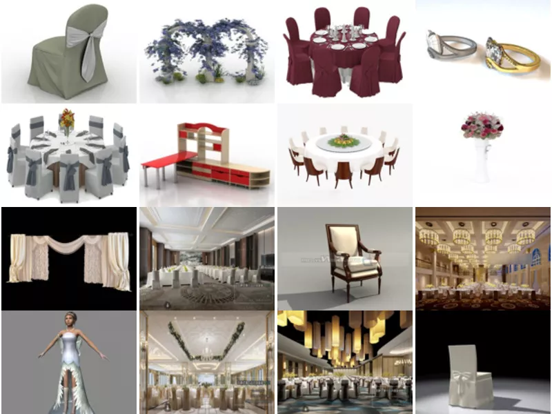 Top 19 Wedding 3D Models Resources Most Viewed 2022