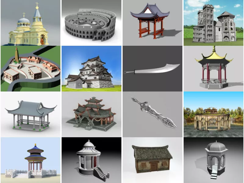 Top 20 3ds Max Ancient 3D Models for Free Latest 2022