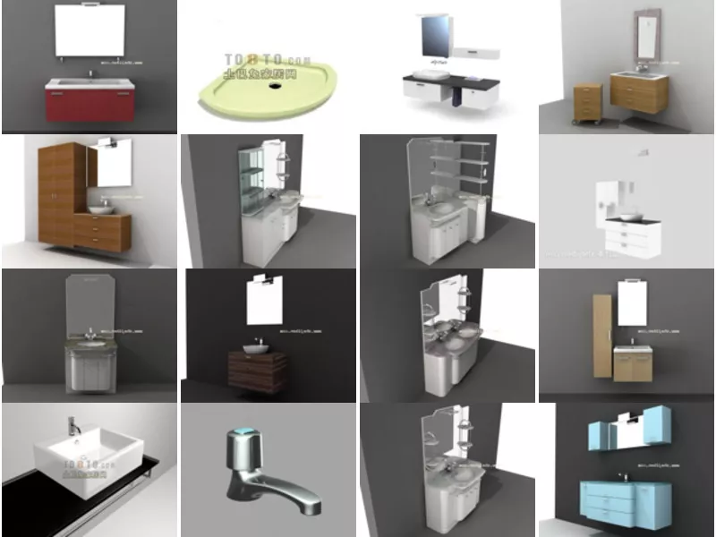 Top 20 3ds Max Basin 3D Models for Design Most Recent 2022