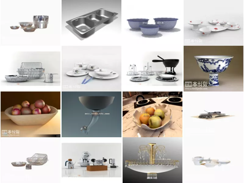Top 20 3ds Max Bowl 3D Models Most Recent 2022