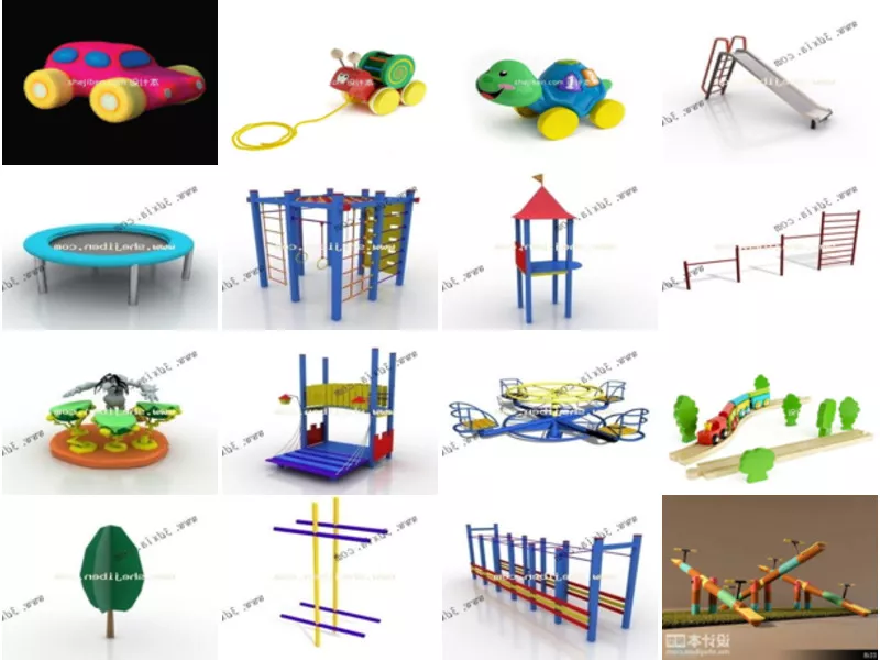 Top 20 3ds Max Kindergarten 3D Models Latest 2022