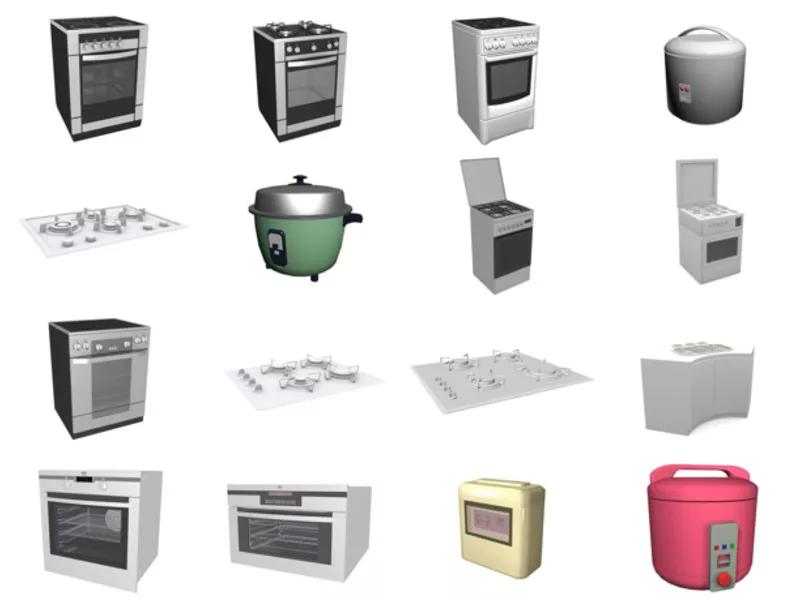Top 20 3ds Max Kitchen Appliance 3D Models Newest 2022