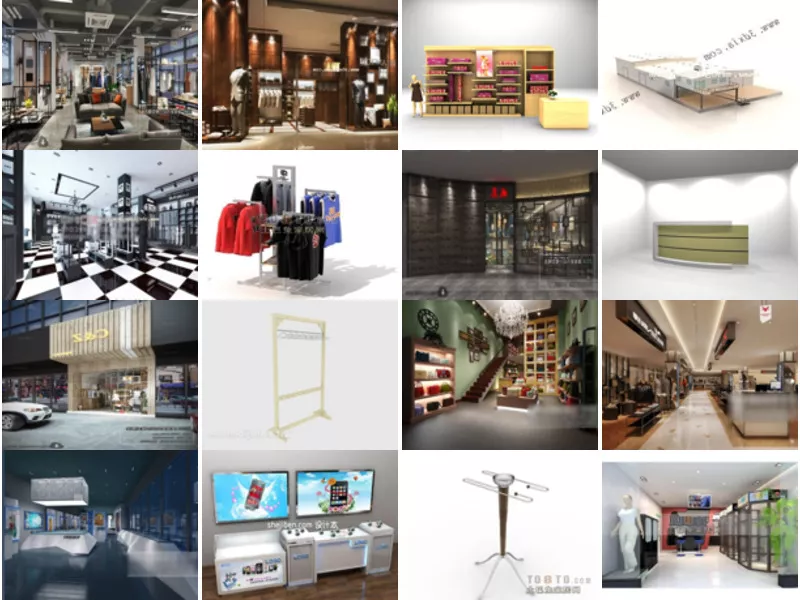 Top 20 3ds Max Store 3D Models for Free Latest 2022