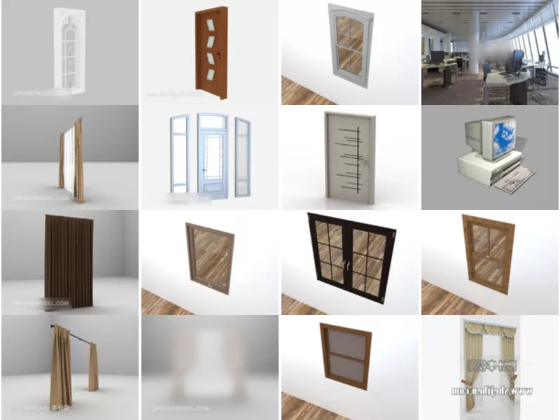 Top 20 3ds Max Windows 3D Models Resources Newest 2022