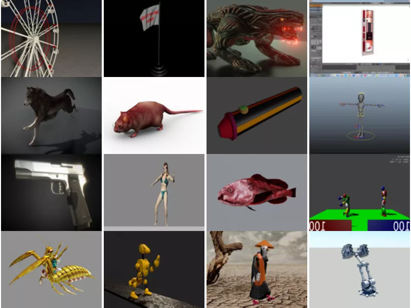 Top 20 Animated 3D Models Newest 2022