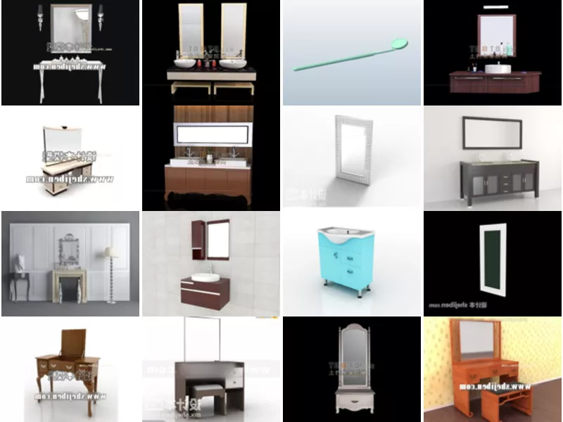 Top 20 Mirror 3D Models Latest 2022