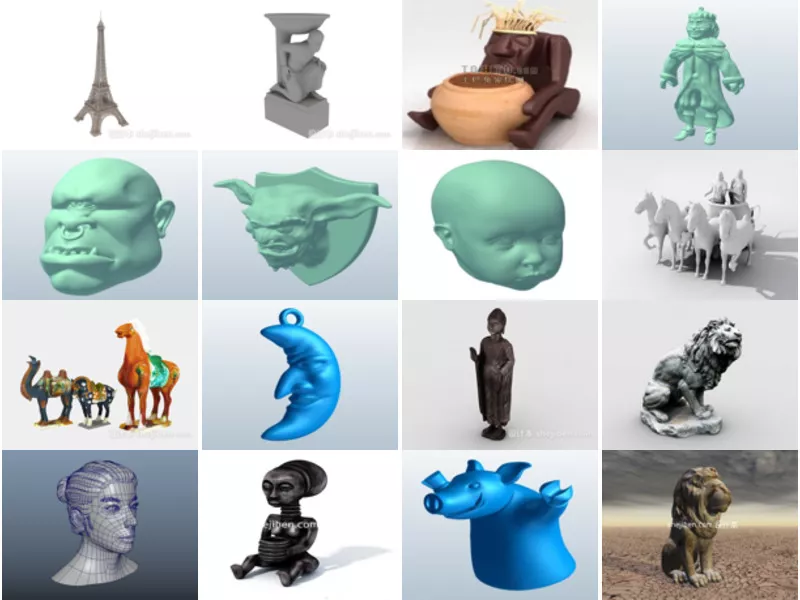 Top 20 Sculpture 3D Models for Free Latest 2022