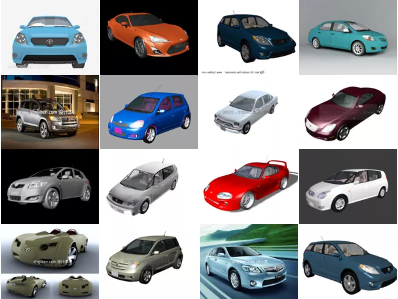 Top 20 Toyota Car 3D Models Resources Latest 2022