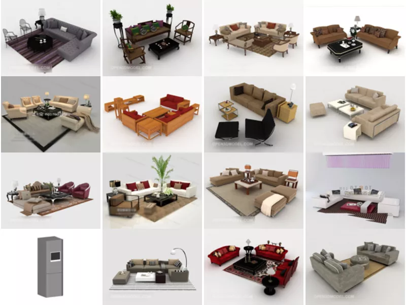 Top 20 Combined 3D Models Most Popular 2022