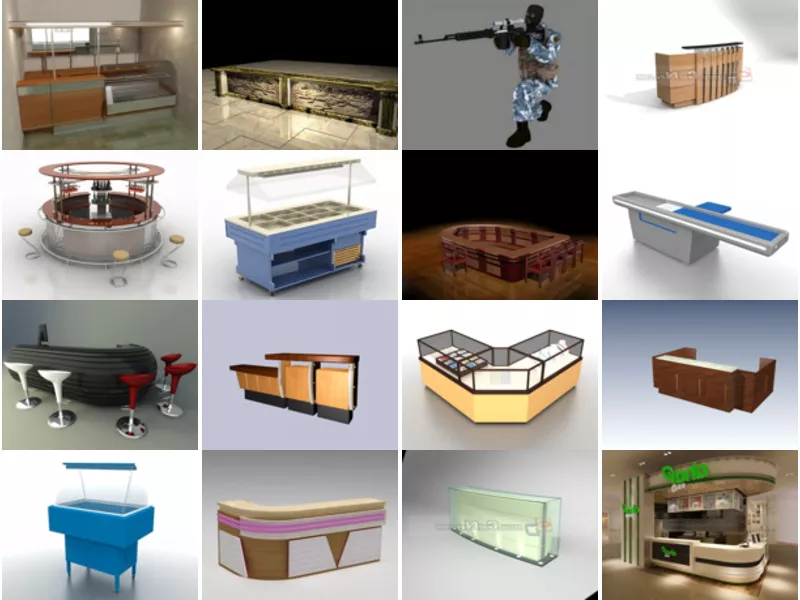 Top 20 Counter 3D Models Most Popular 2022