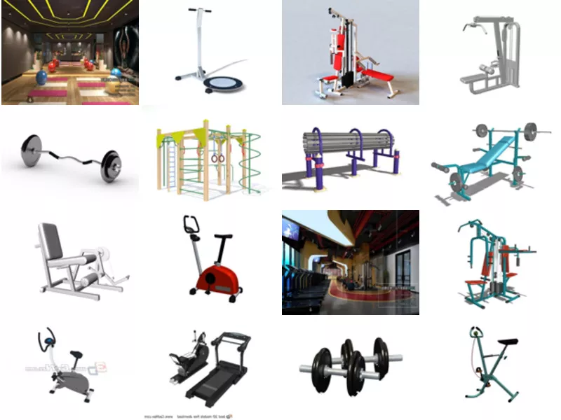 Top 20 Fitness 3D Models for Rendering Most Viewed 2022