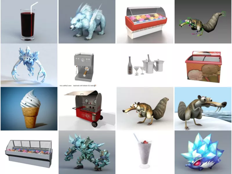 Top 20 Ice 3D Models Most Popular 2022