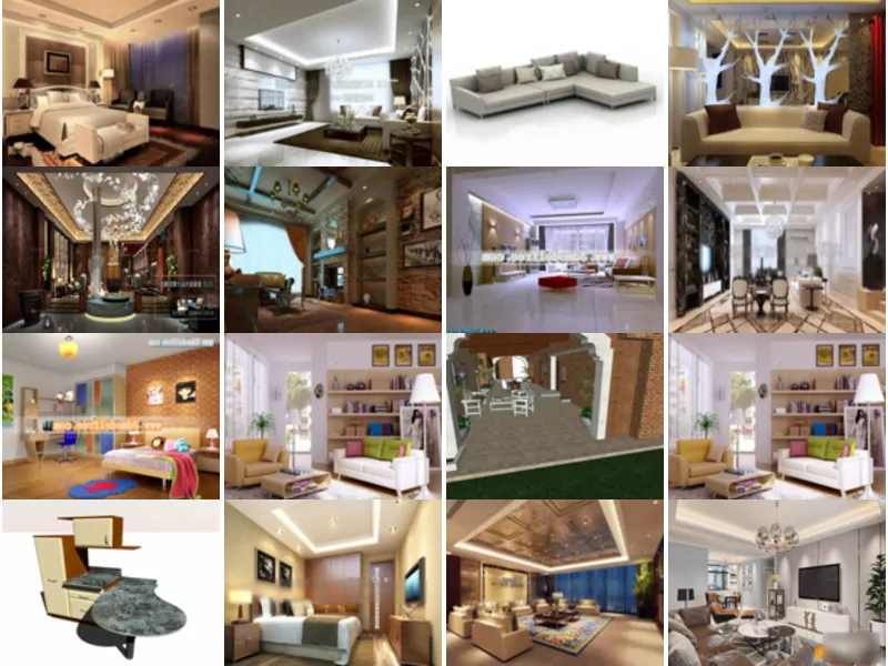 Top 20 Living 3D Models Most Popular 2022