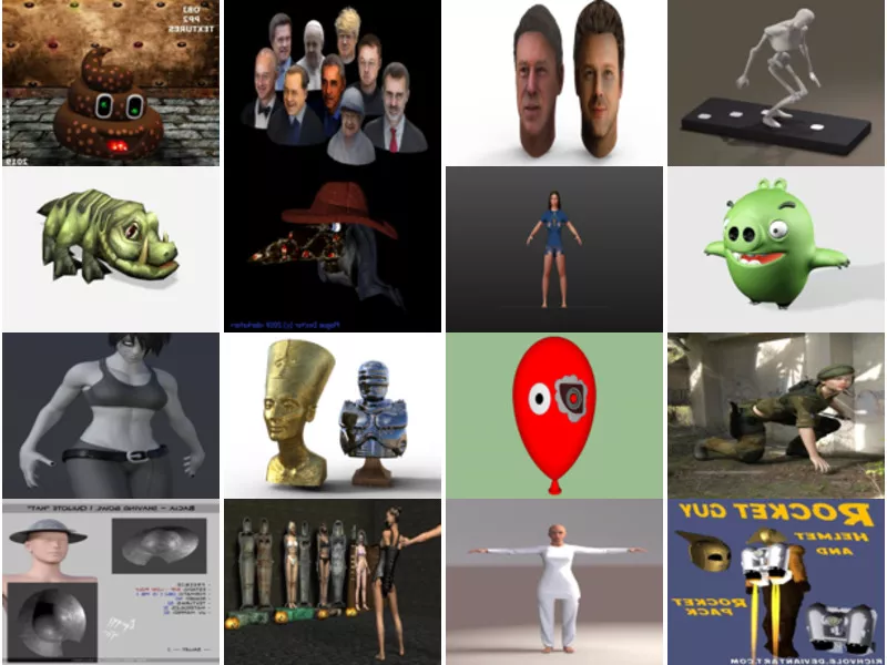 Top 20 Obj Character 3D Models for Rendering Most Recent 2022