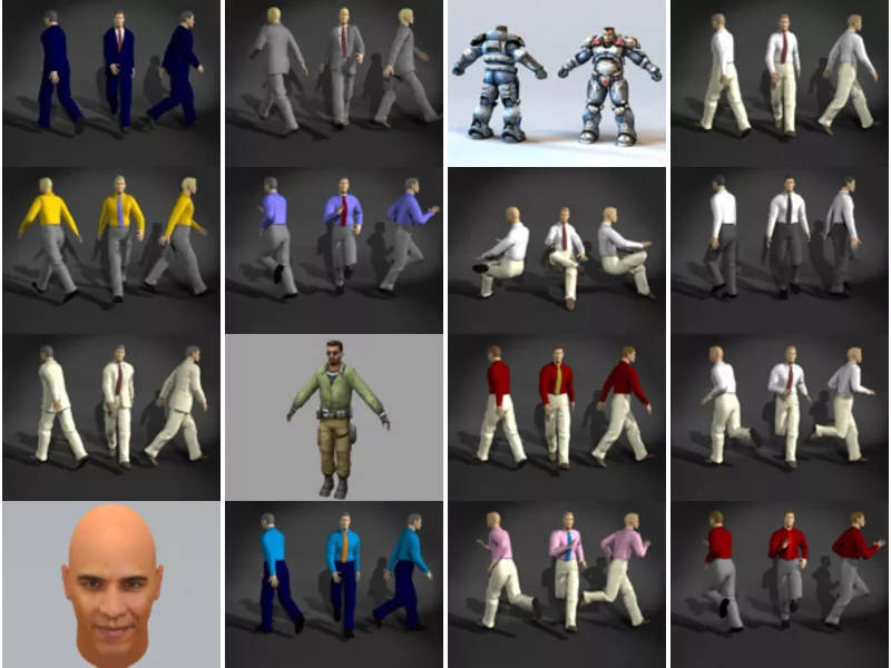 Top 20 Obj Man Characters 3D Models for Design Latest 2022
