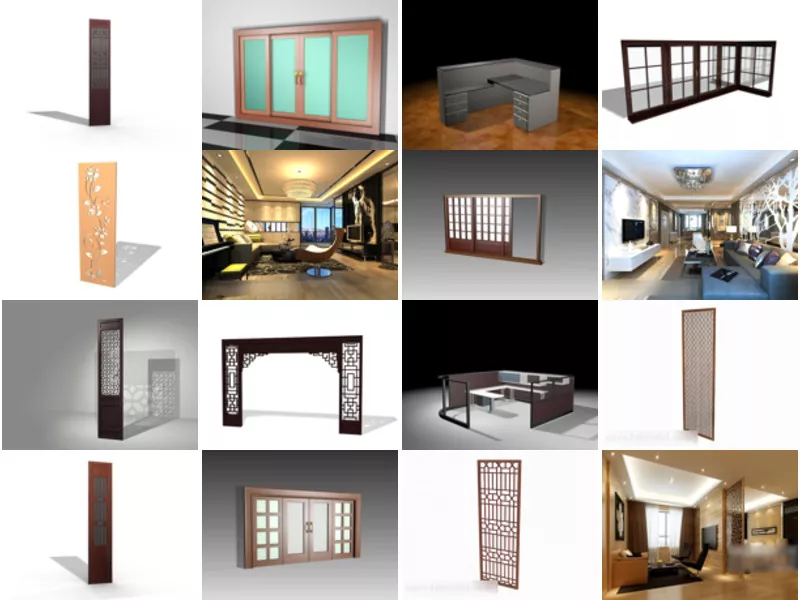 Top 20 Partition 3D Models Most Viewed 2022