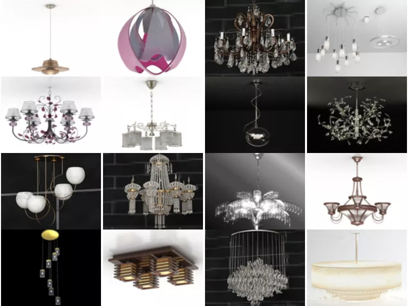 Top 20 Pendant Lamps 3D Models for Design Most Popular 2022